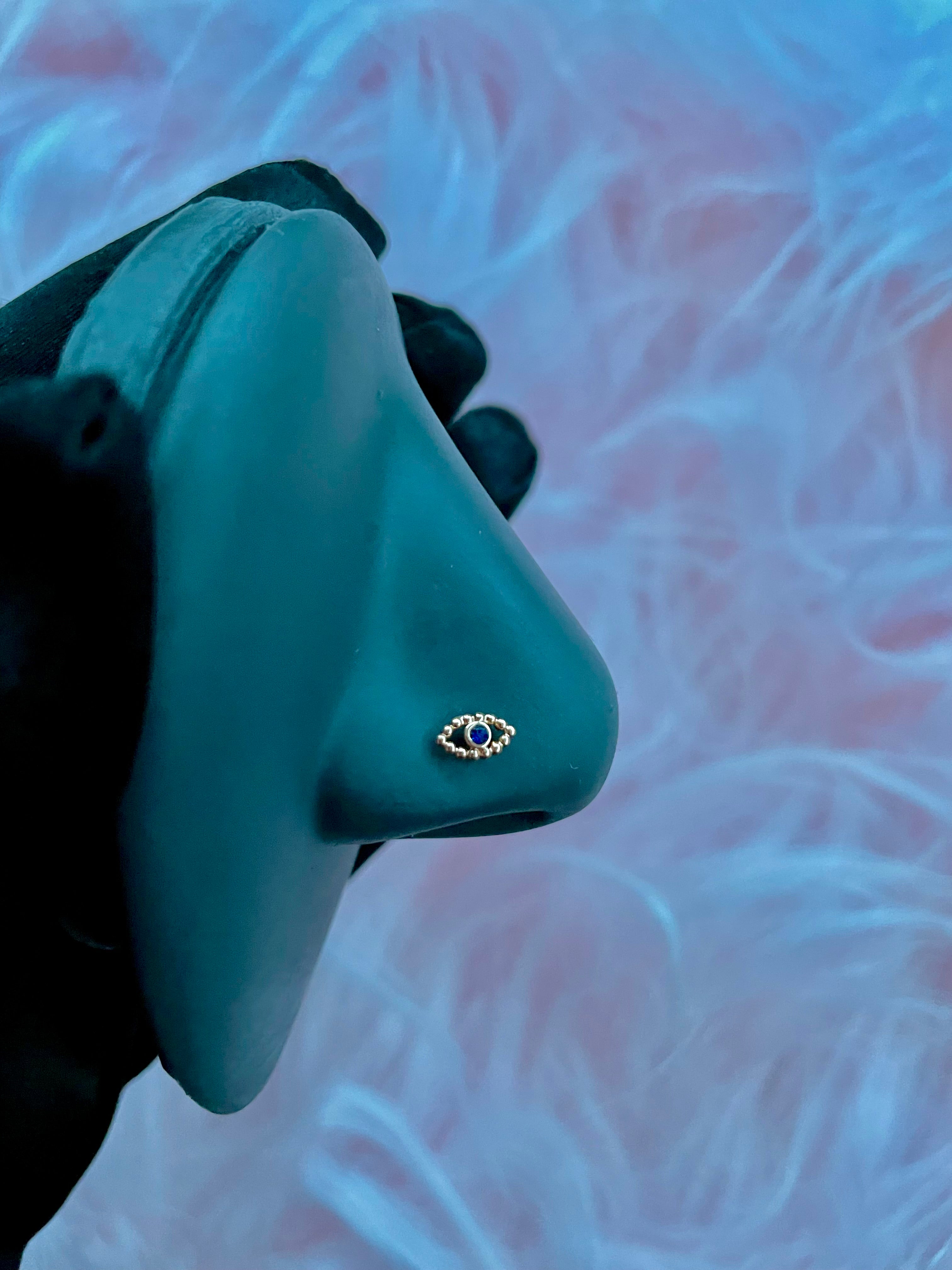 Evil Eye Nose Ring