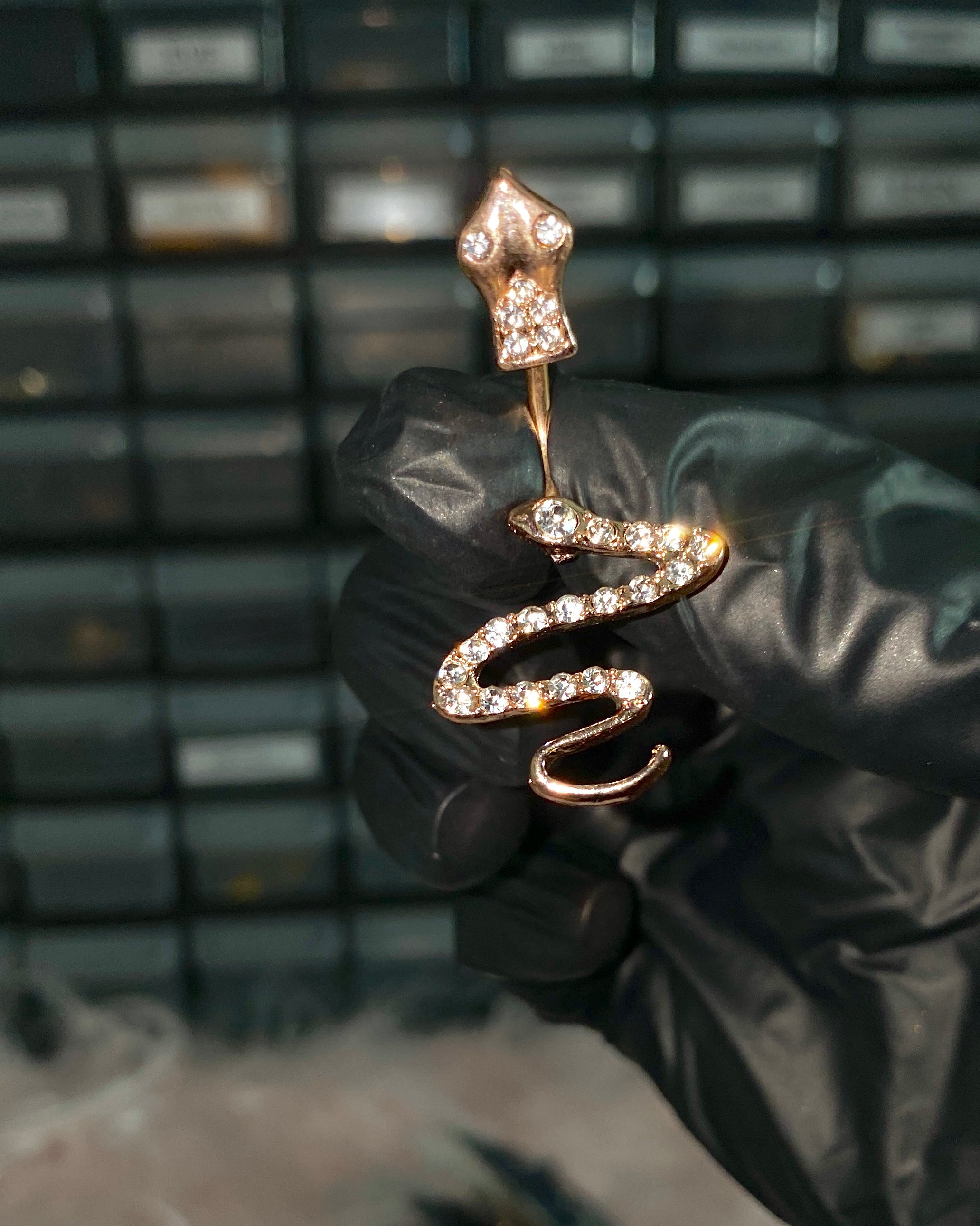 Snake Belly Ring