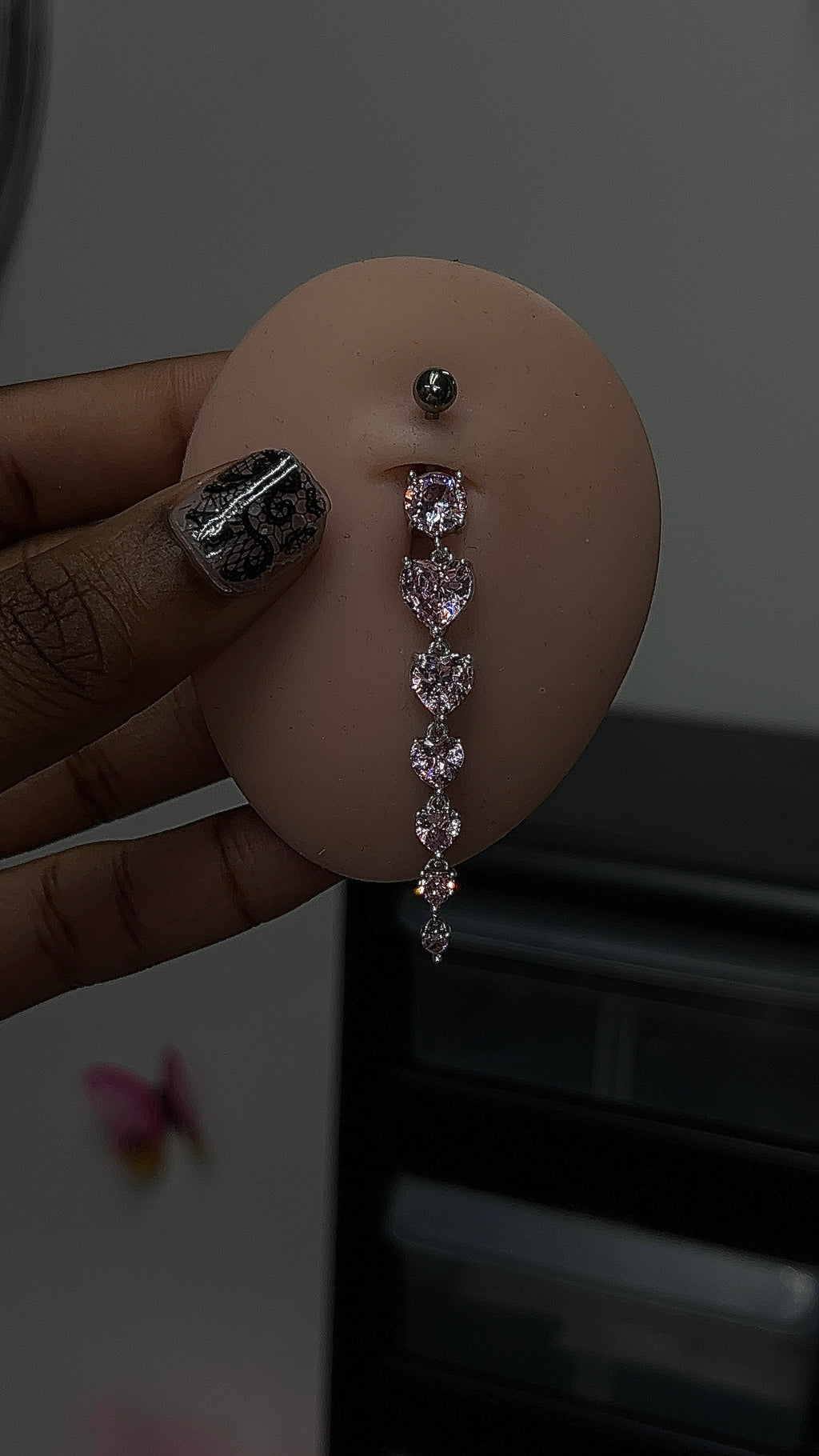 Ace of Hearts Belly Ring