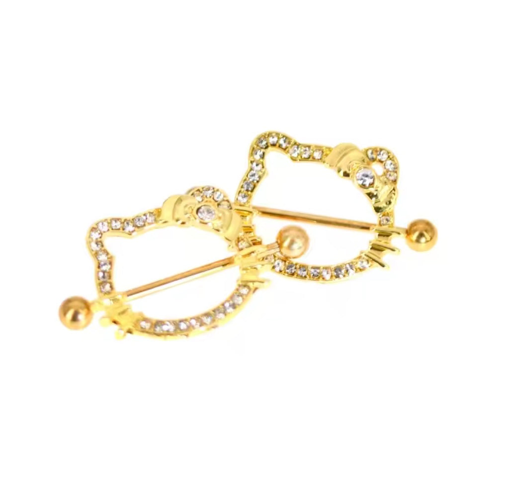 Hello Kitty Nipple Rings