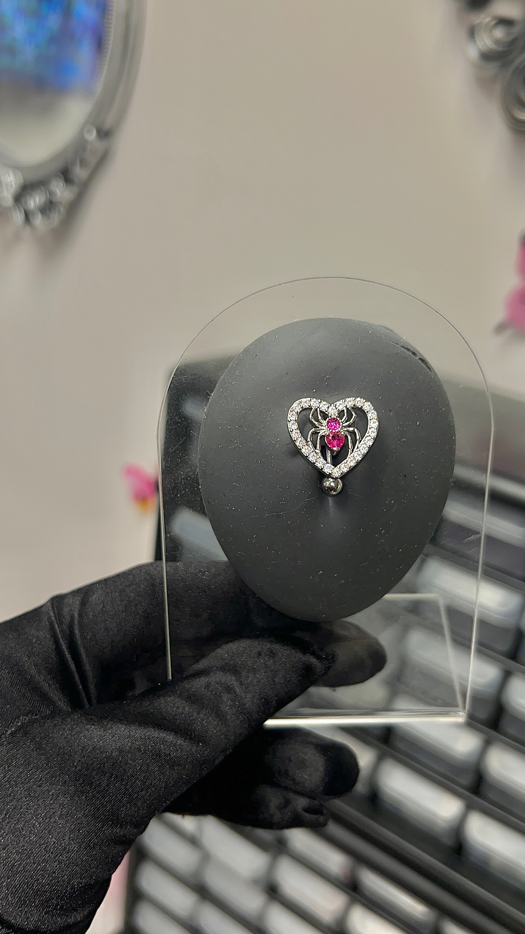 Araneae Belly Ring