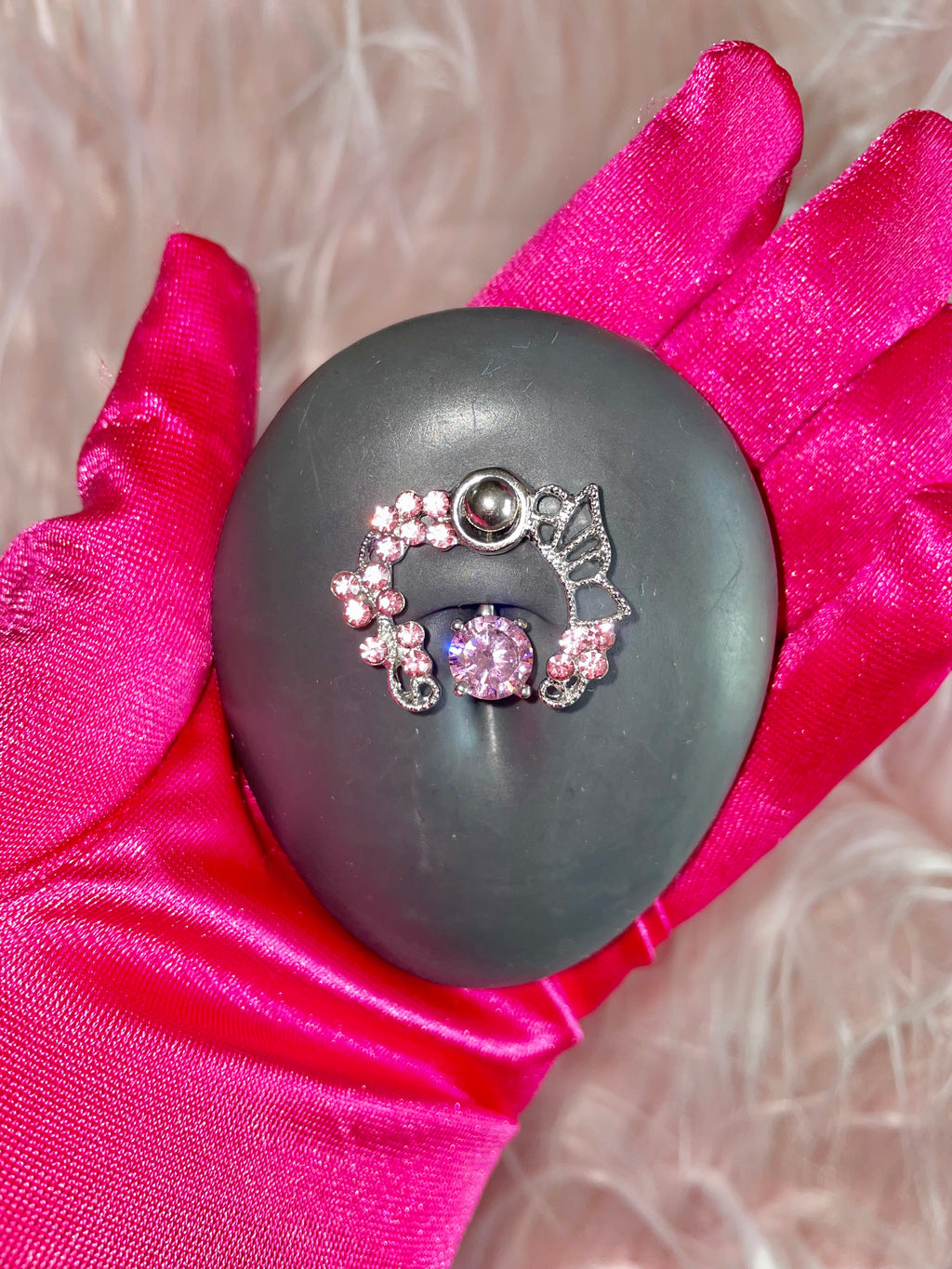 Flower Girl Belly Ring