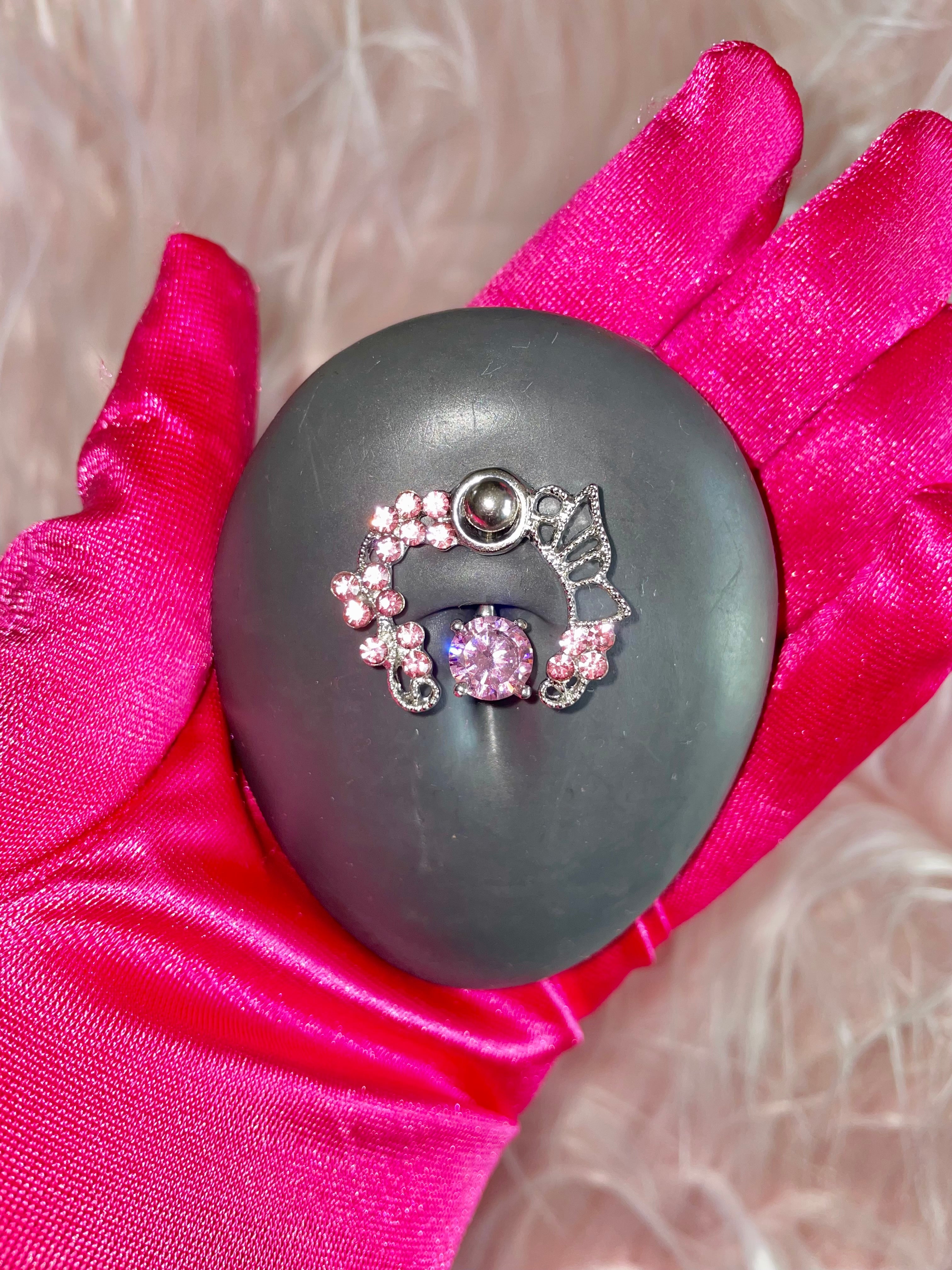 Flower Girl Belly Ring