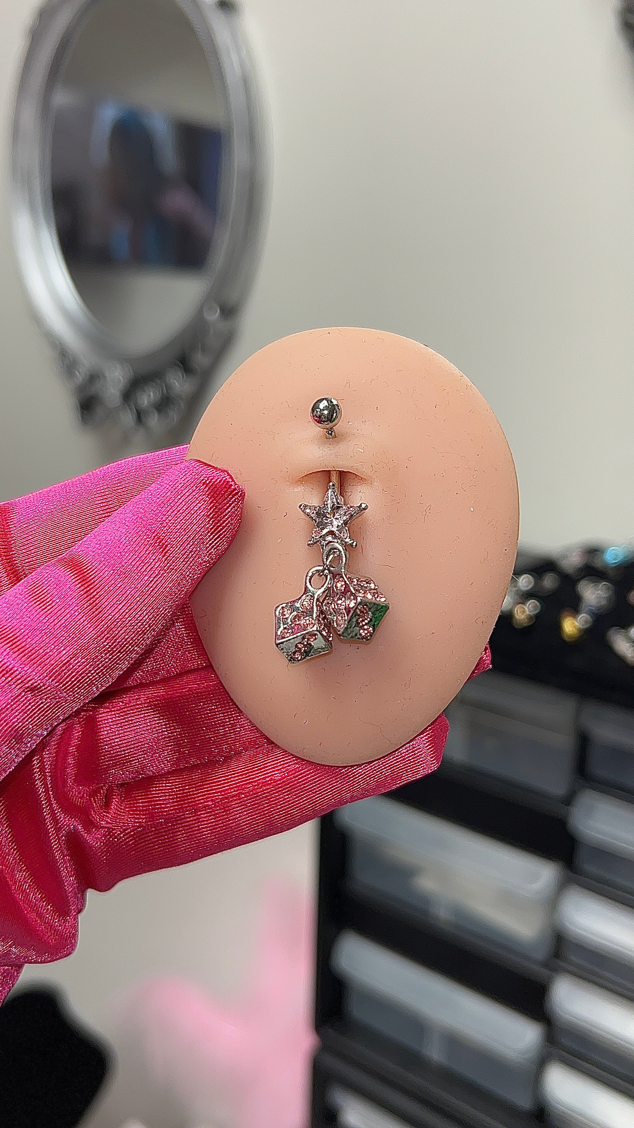 Monopoly Belly Ring