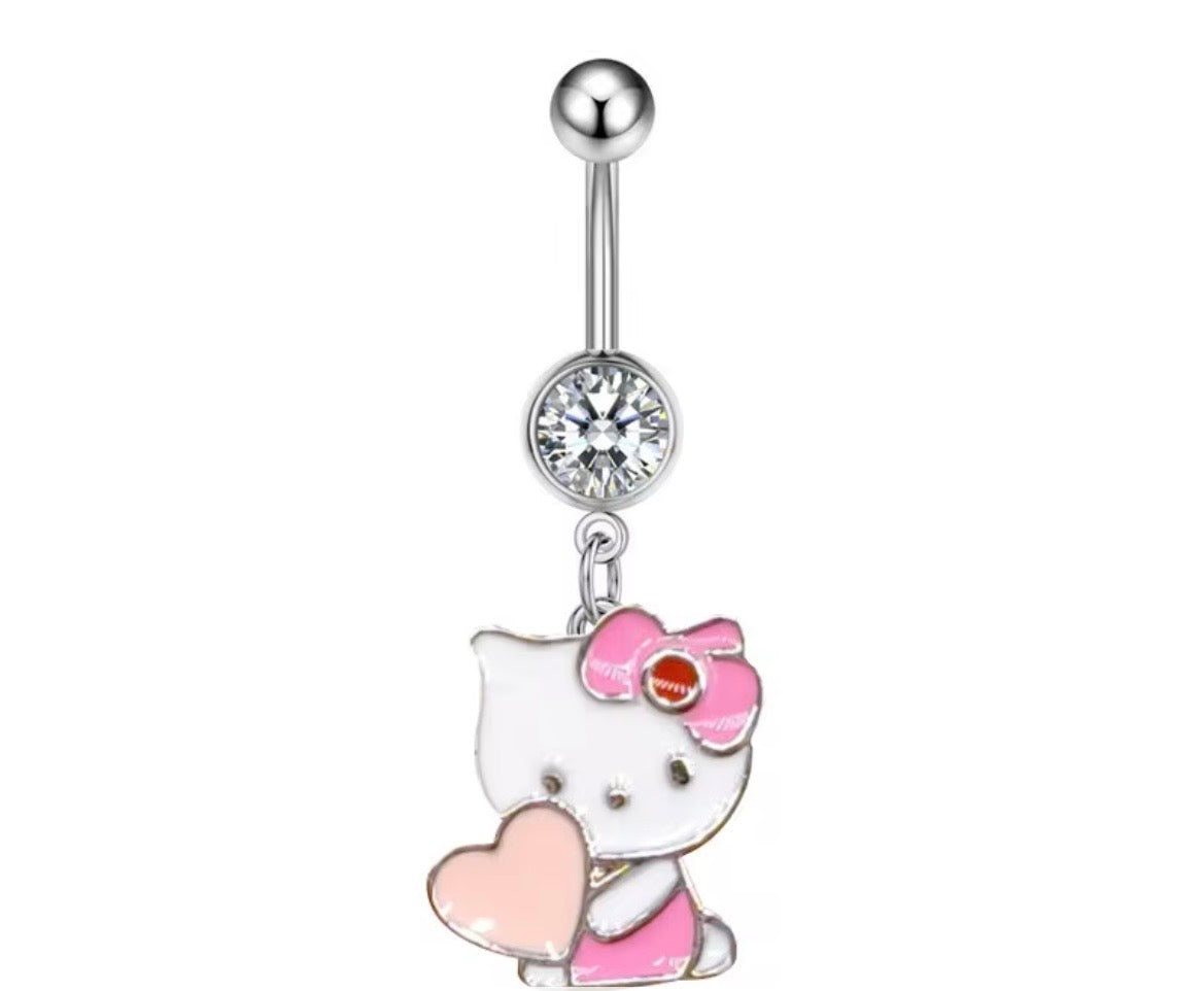 Lover Kitty Belly Ring