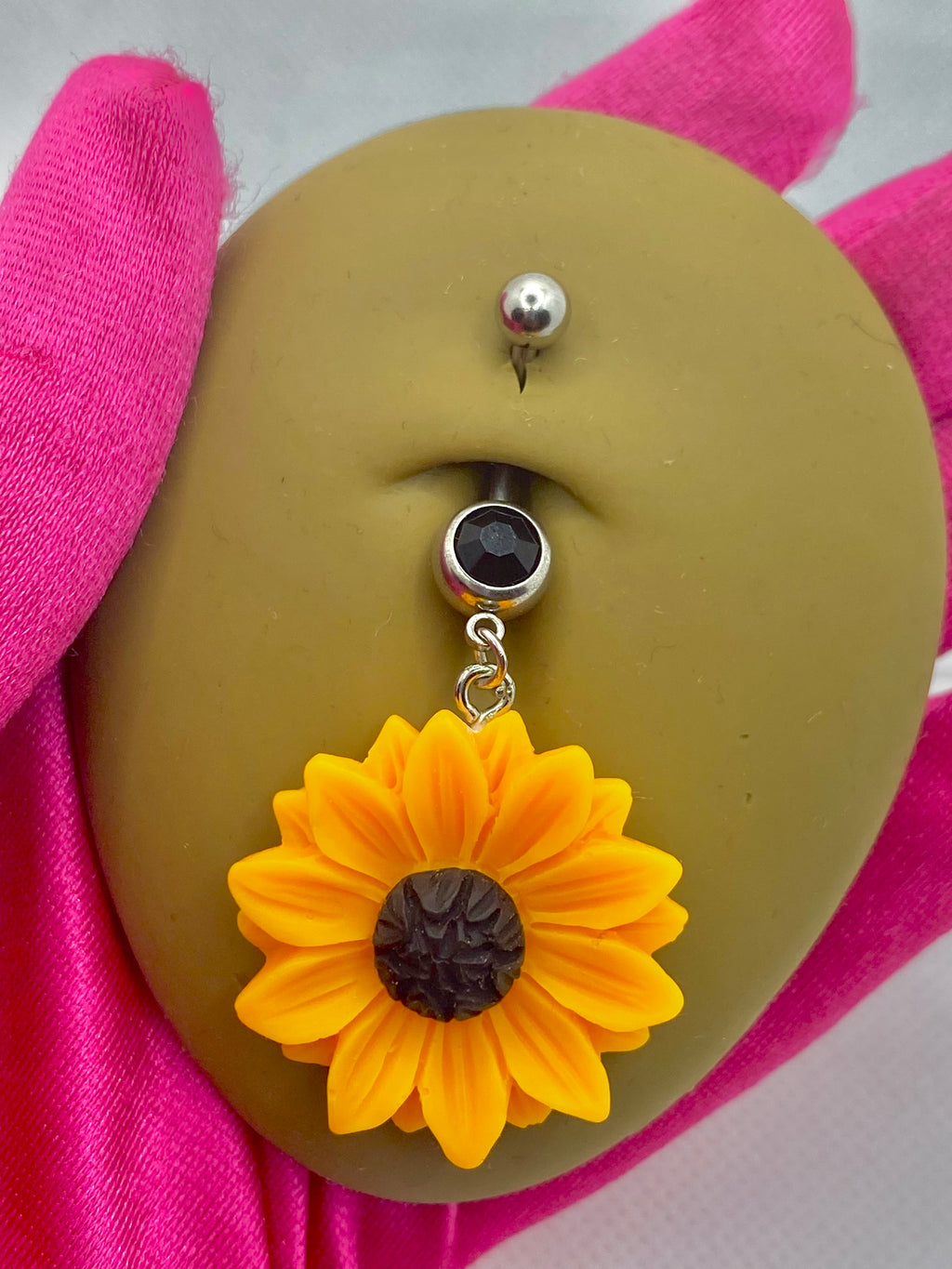 Sunflower Belly Ring