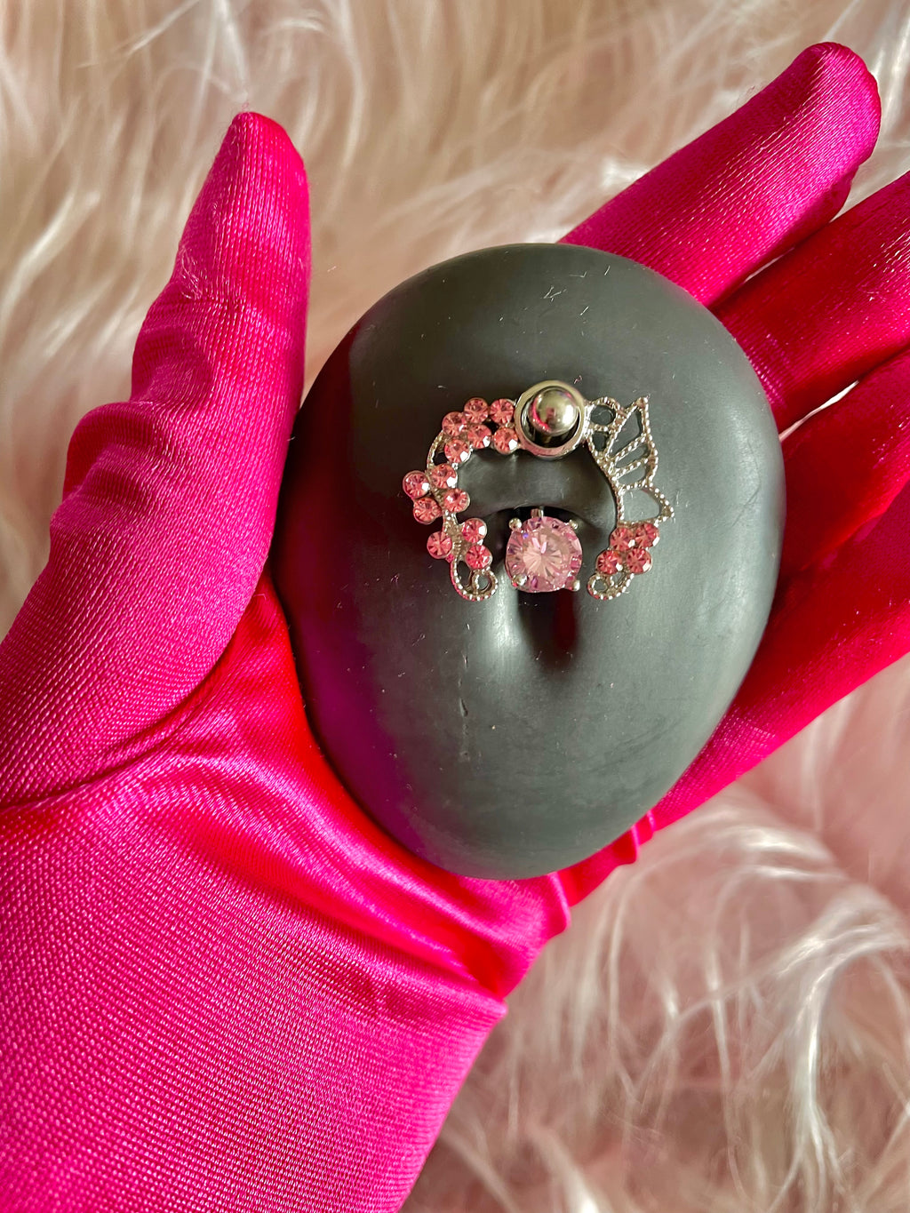 Flower Girl Belly Ring
