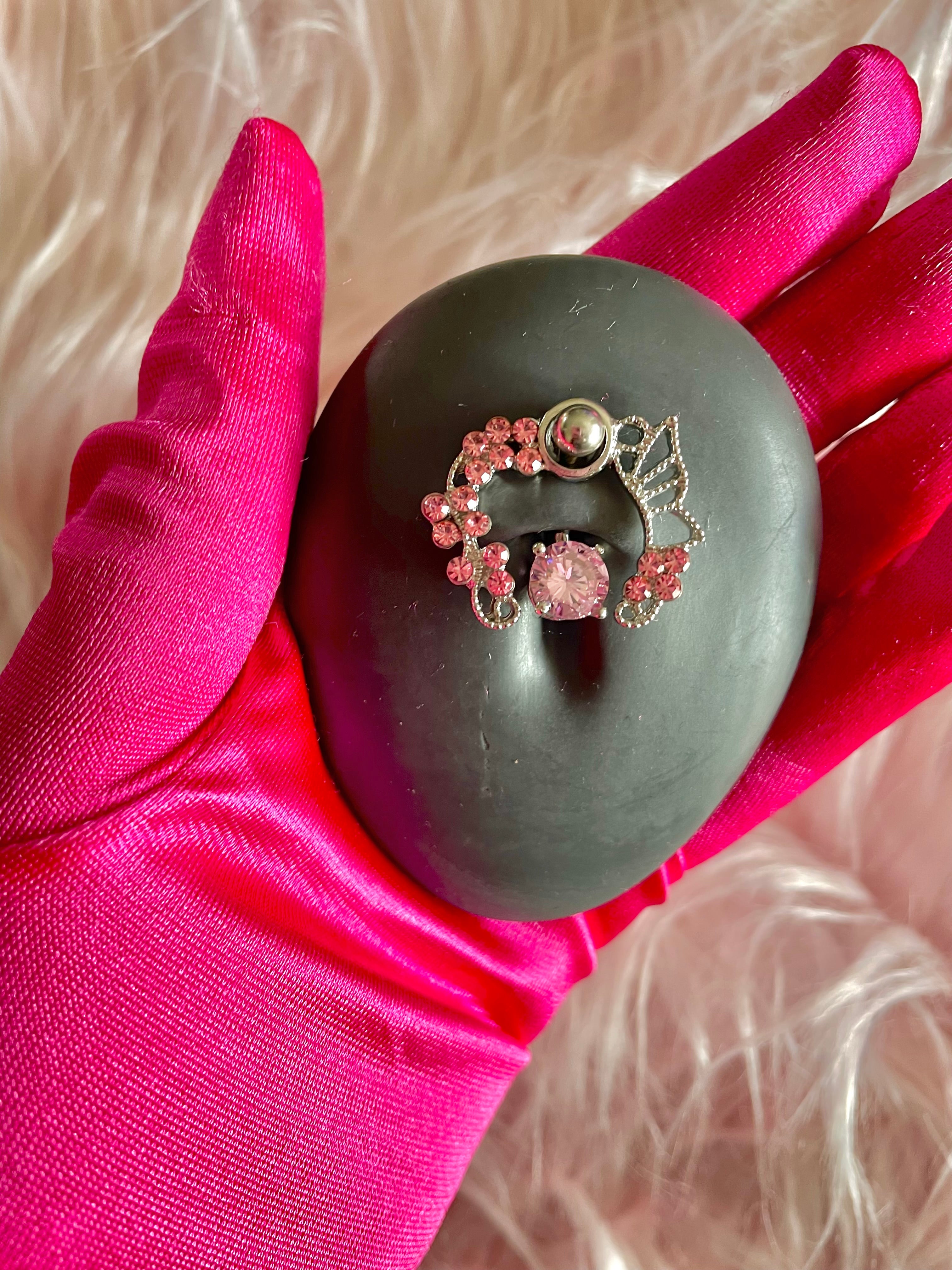 Flower Girl Belly Ring