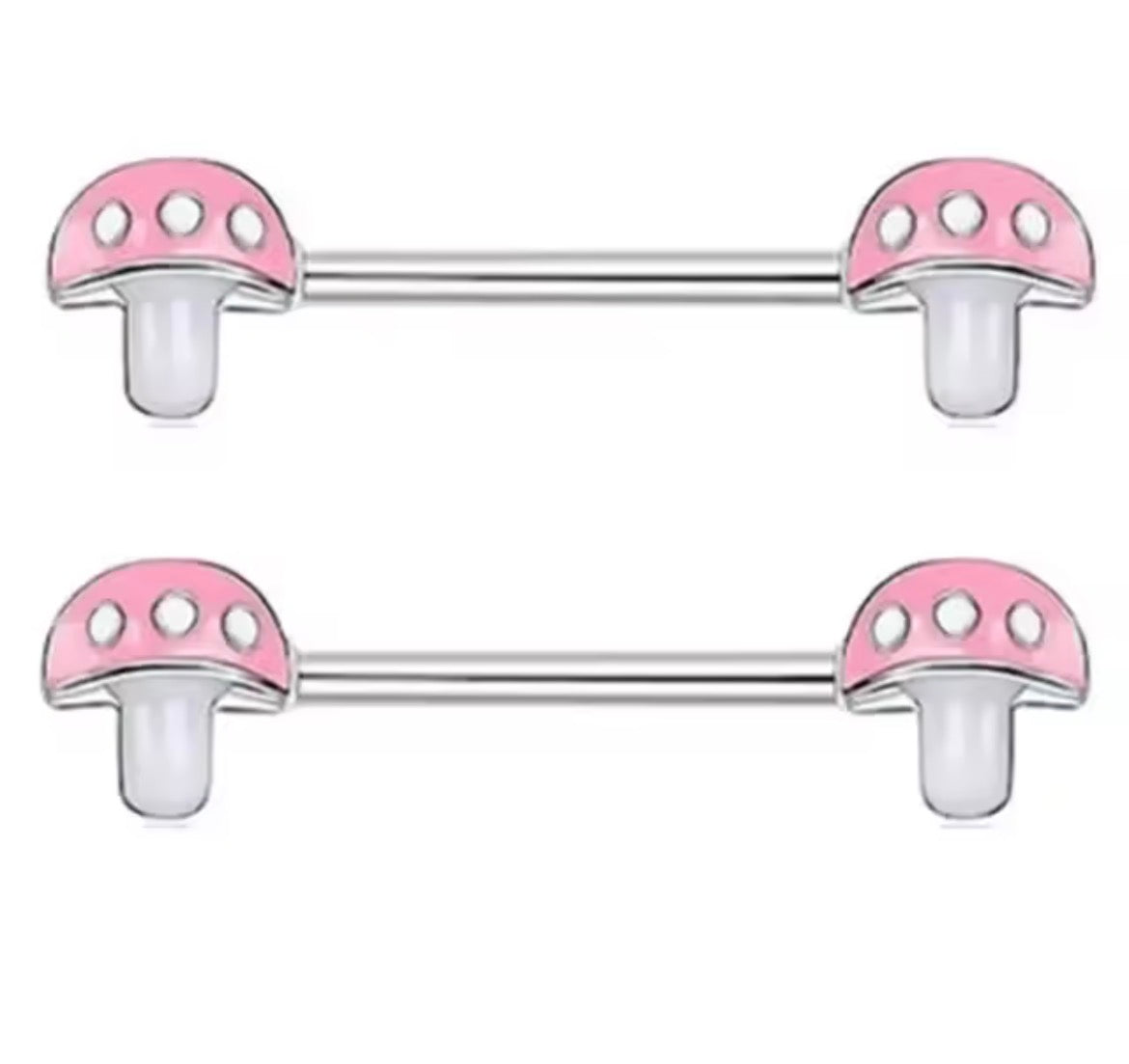 Mushroom Nipple Rings