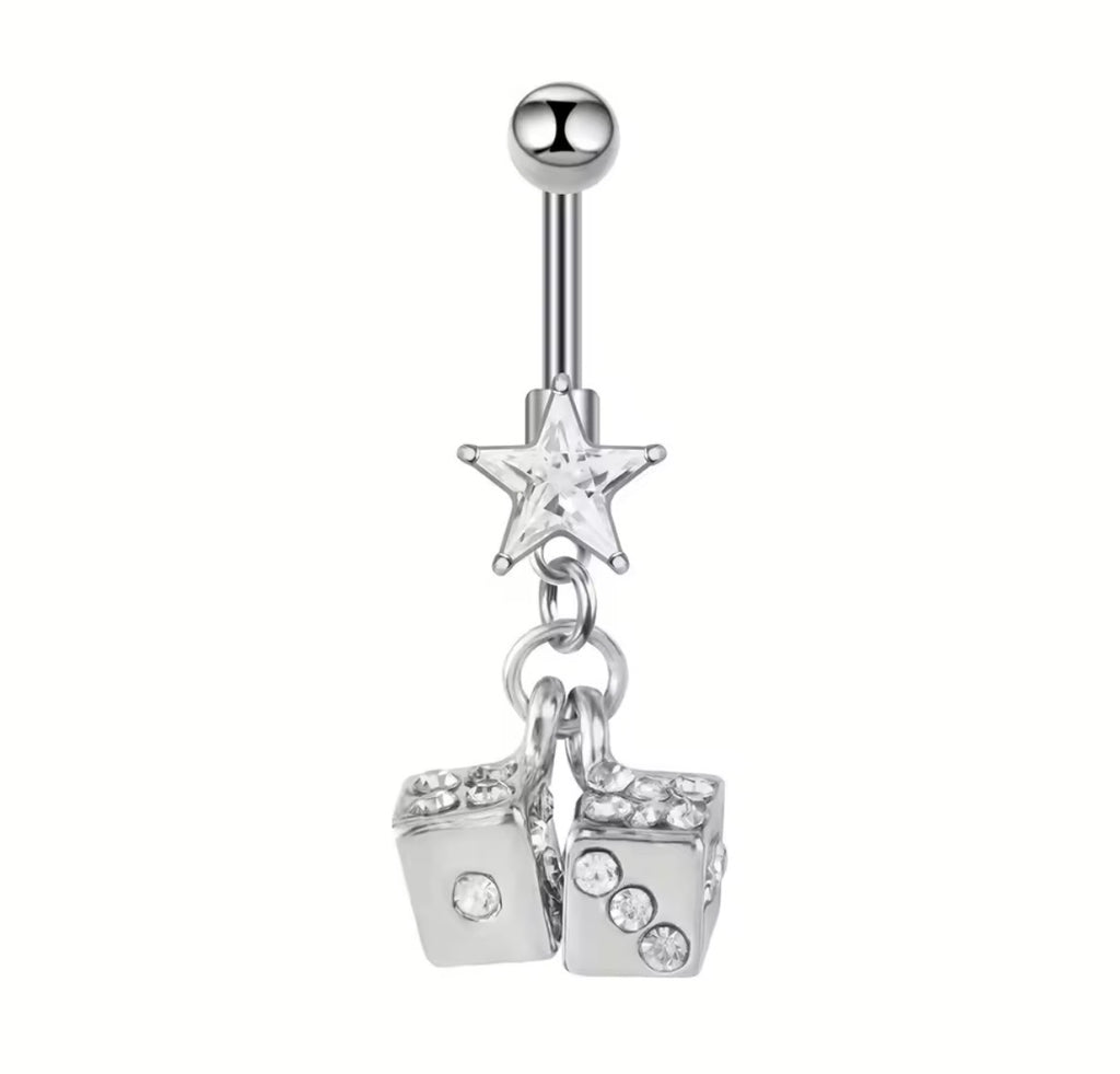 Monopoly Belly Ring