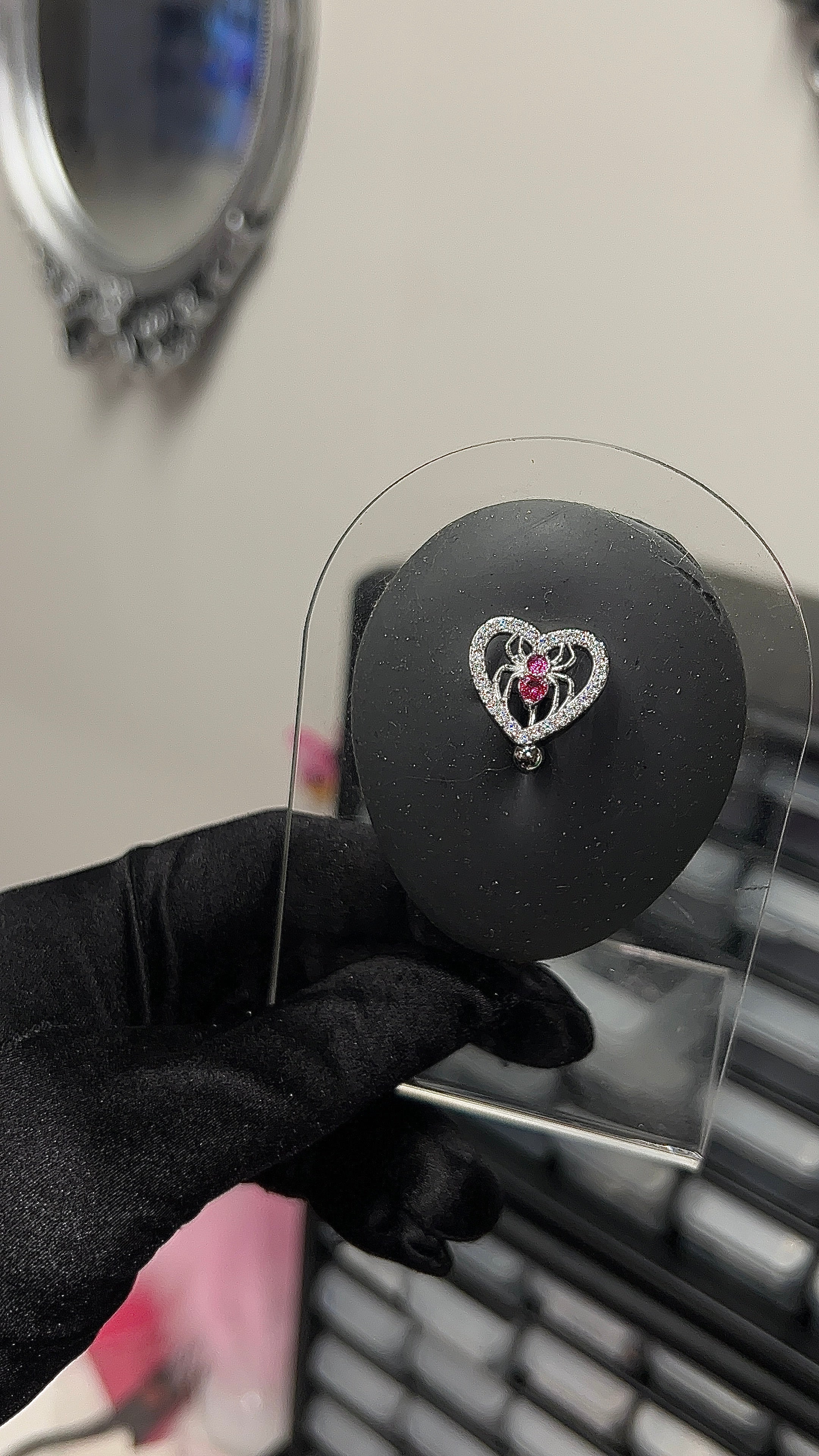 Araneae Belly Ring
