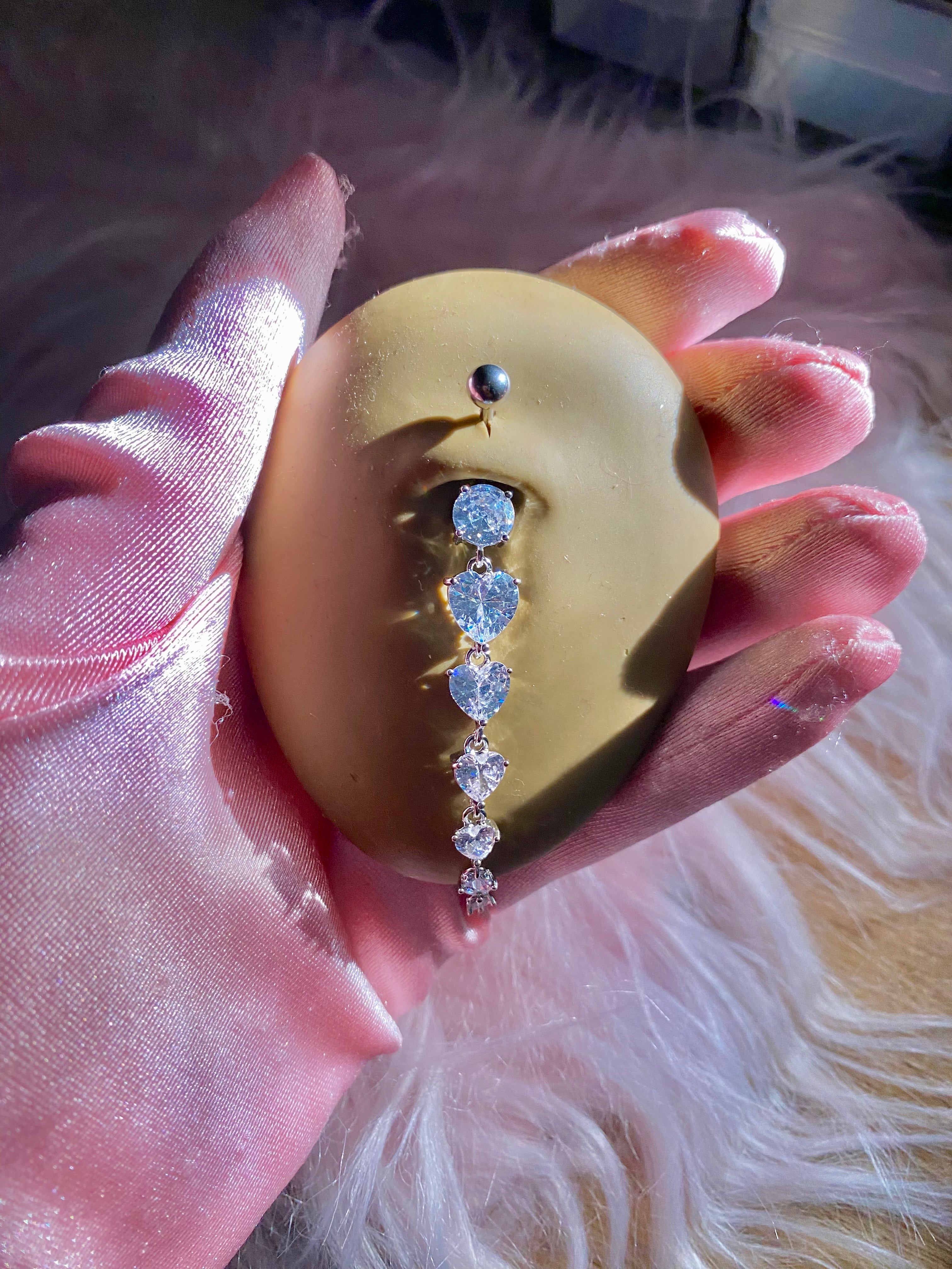 Ace of Hearts Belly Ring