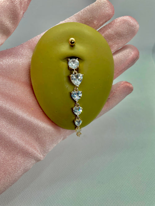 Ace of Hearts Belly Ring