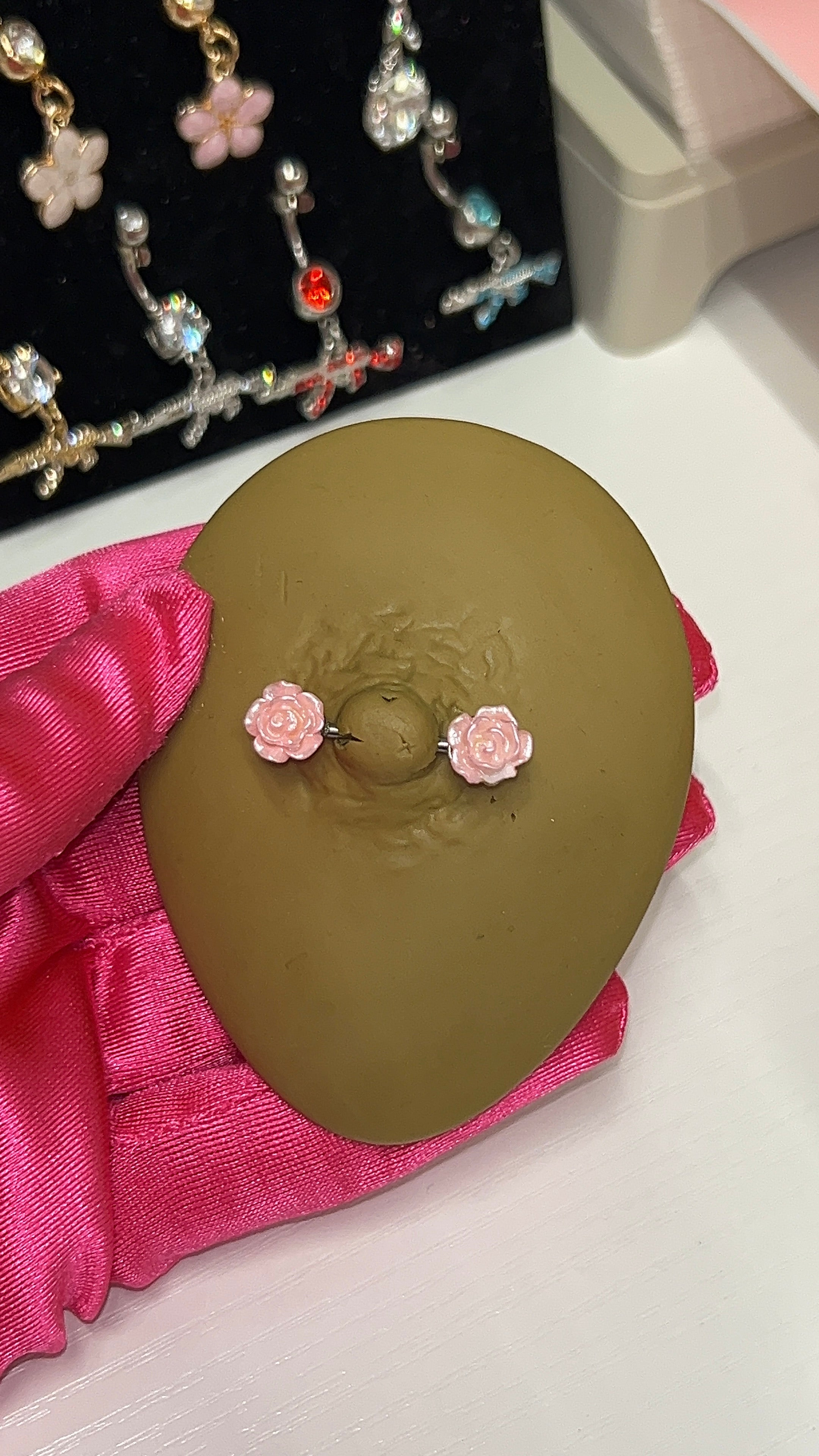Flora Nipple Rings