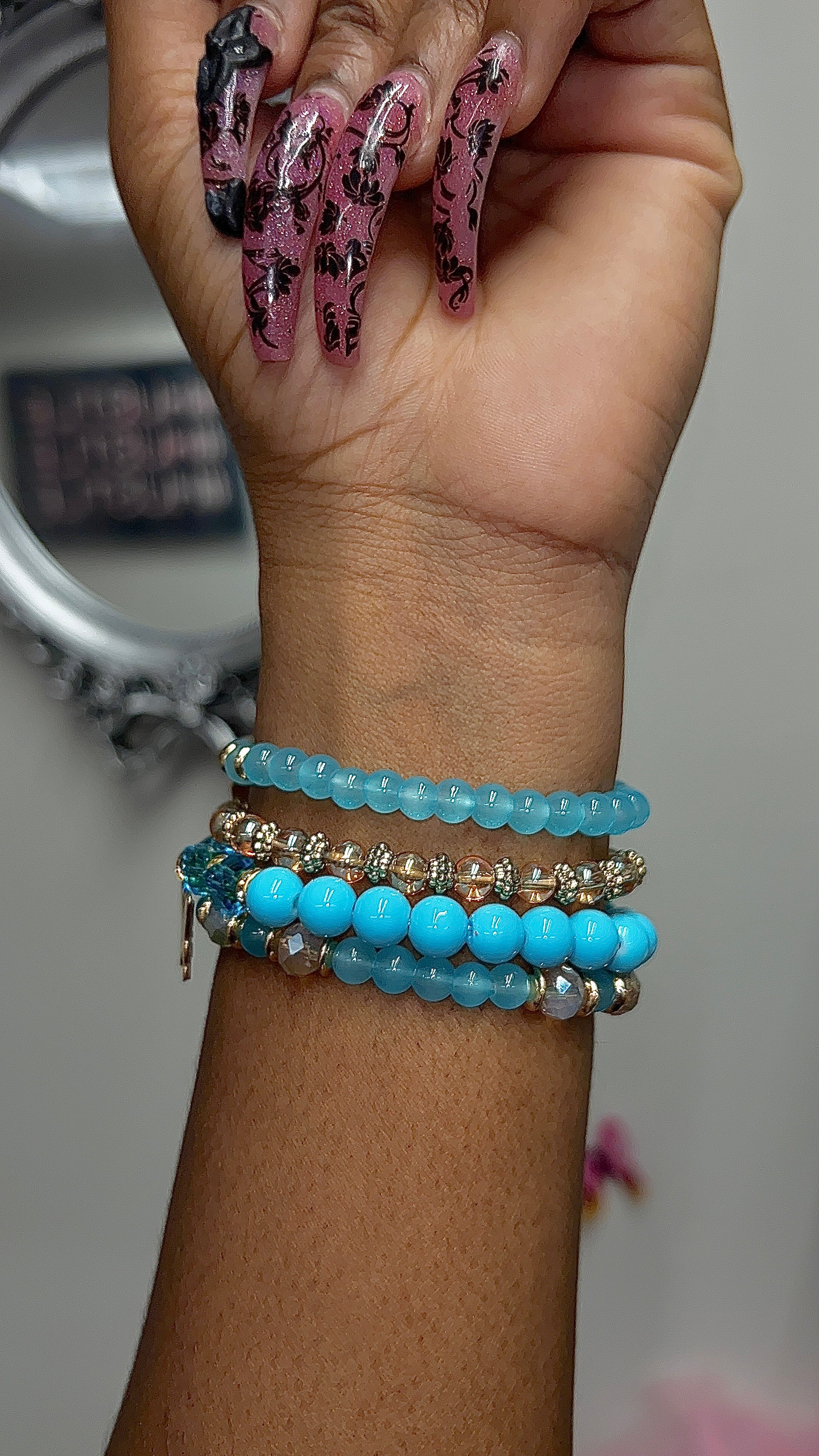 Aaliyah Beaded Bracelet Set