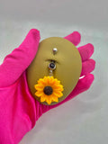 Sunflower Belly Ring