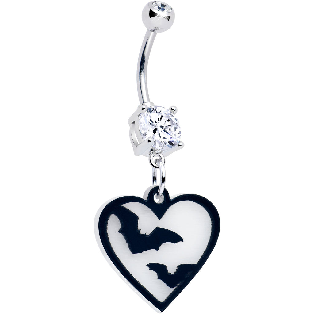 Batgirl Glow in the Dark Belly Ring