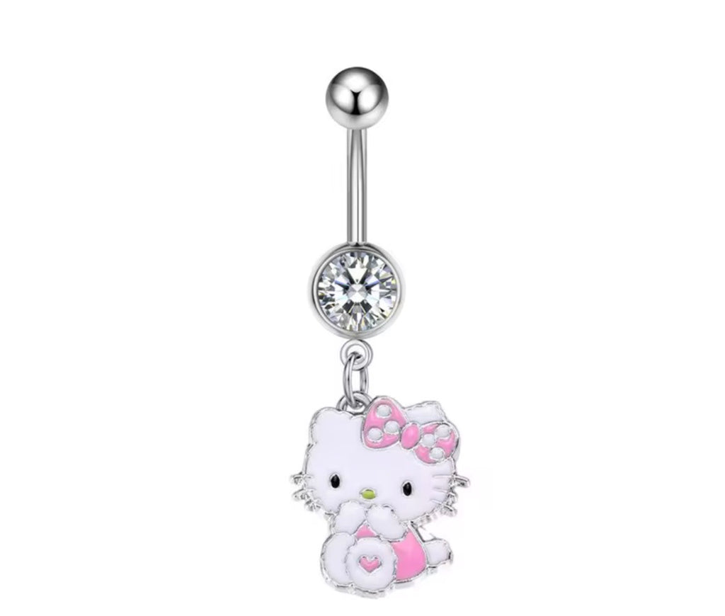 Shy Kitty Belly Ring