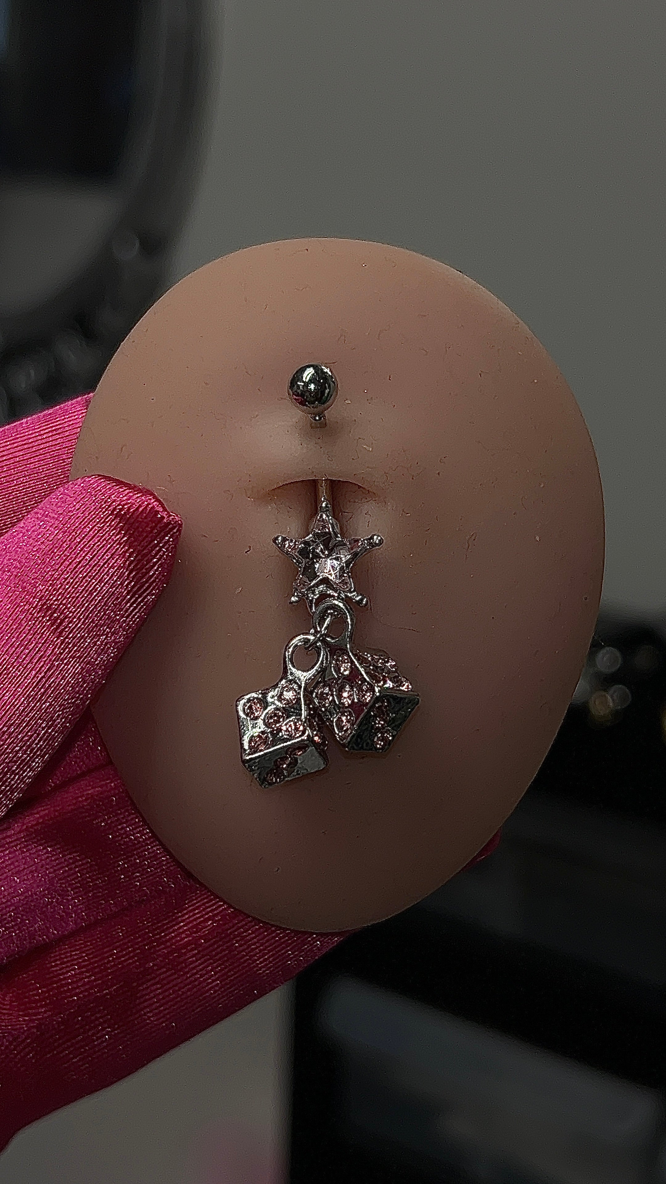 Monopoly Belly Ring