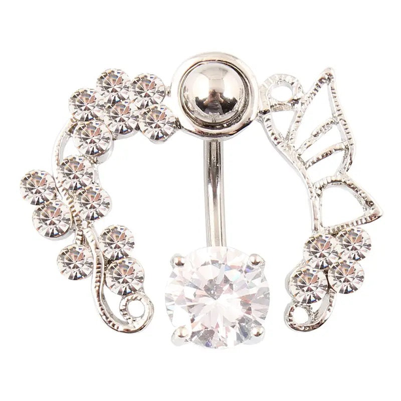 Flower Girl Belly Ring
