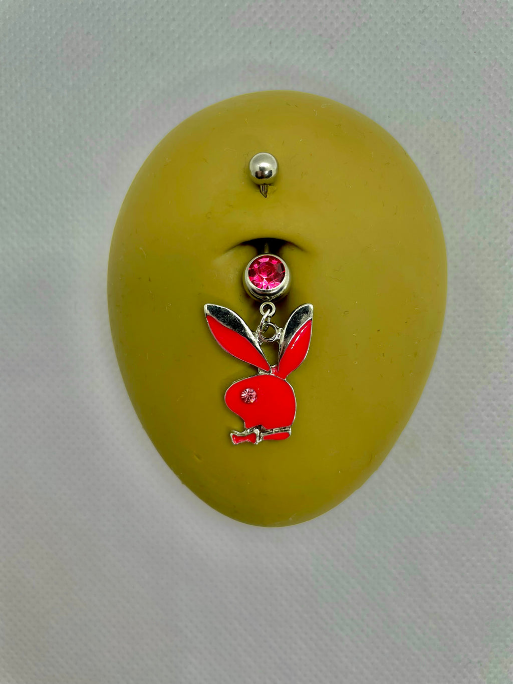 Pink Playgirl Belly Ring