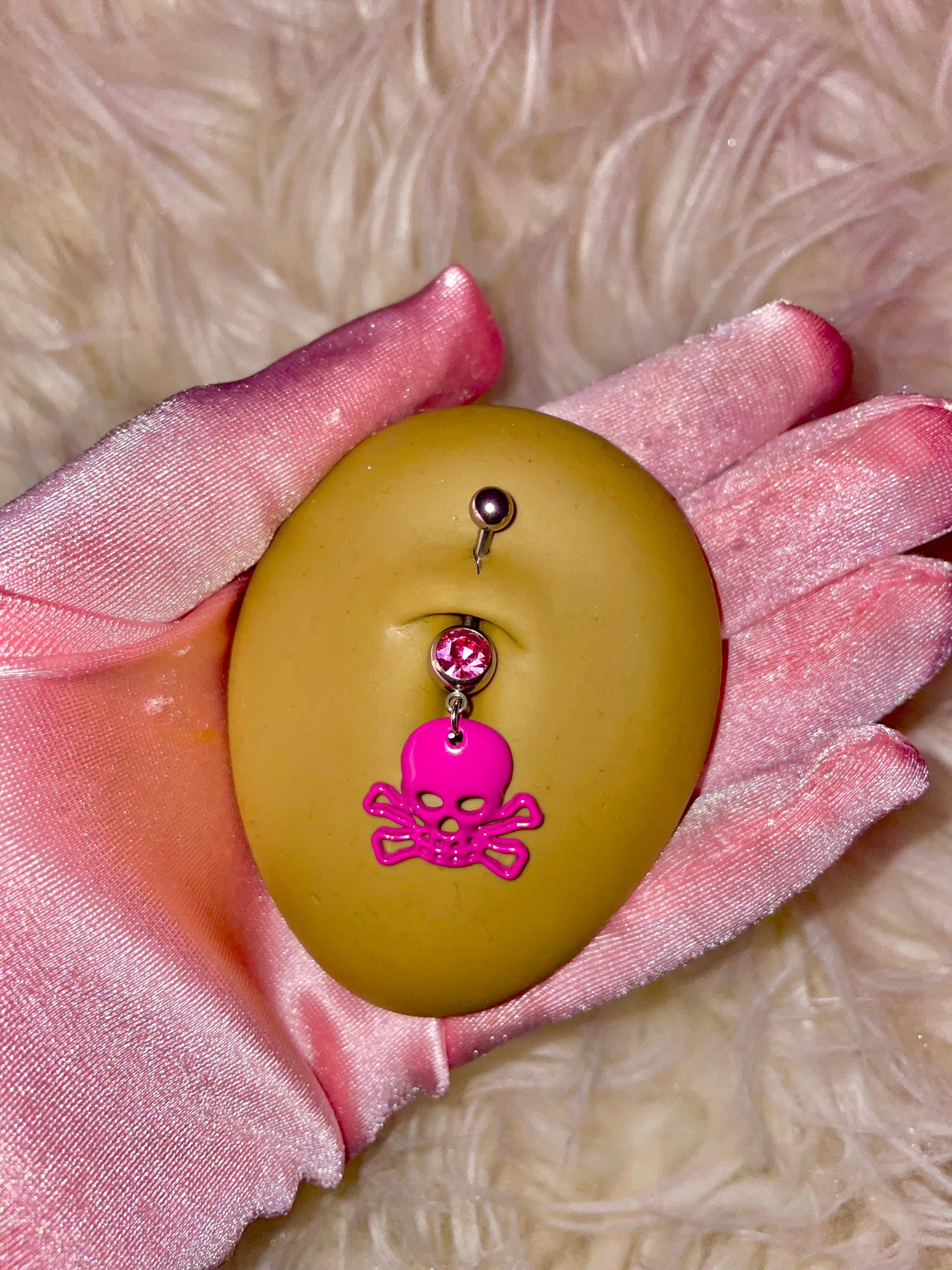 Pink Pirate Belly Ring