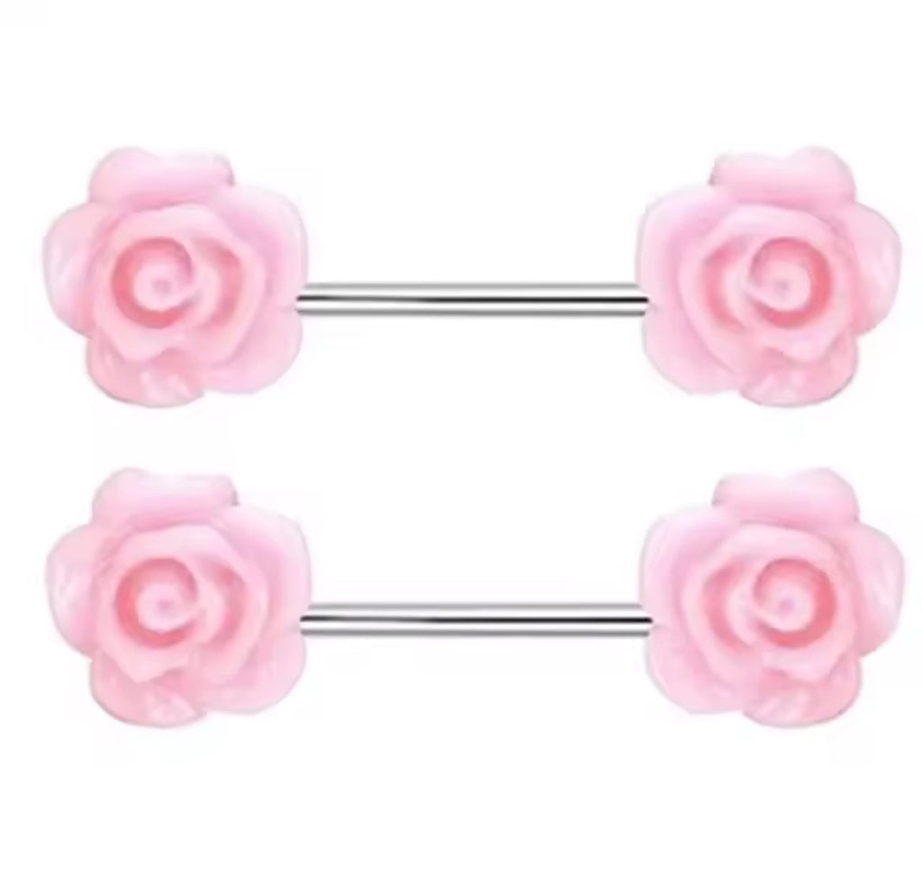 Flora Nipple Rings