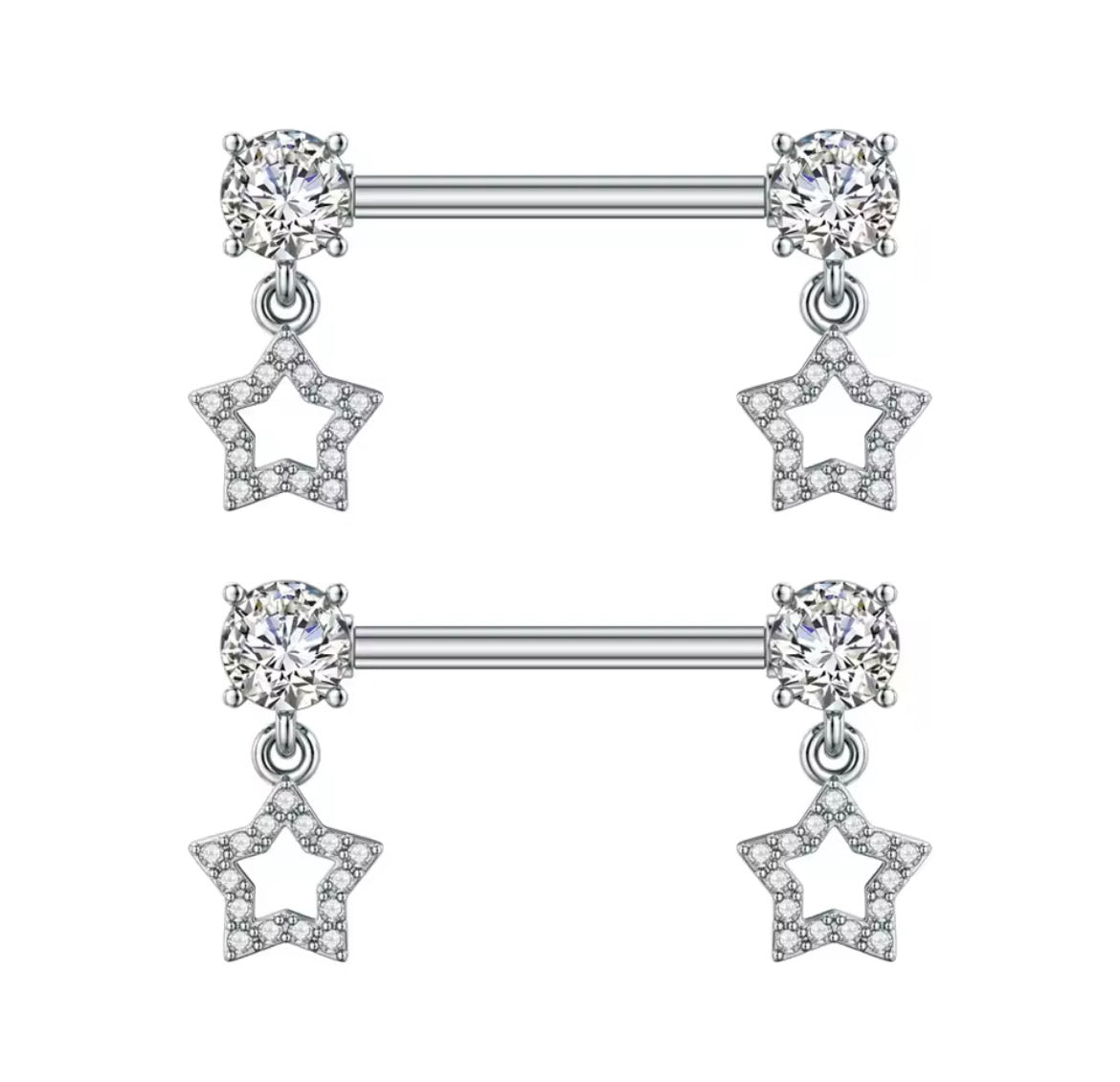 Stargirl Nipple Rings