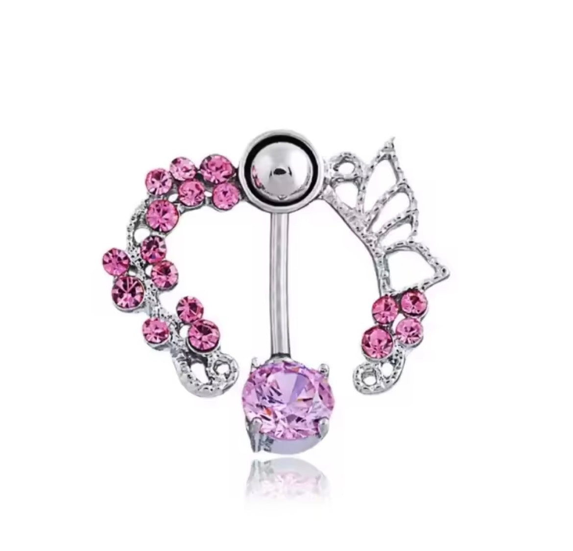 Flower Girl Belly Ring