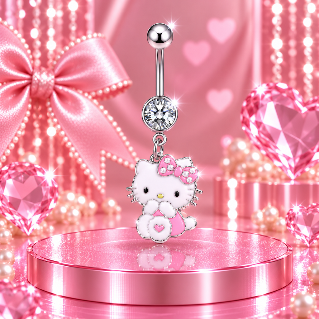Shy Kitty Belly Ring